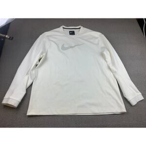 Nike Men's XL White Sportswear NSW Tech Pack Swoosh Crew Shirt